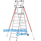 HYMER Alu ProTect Plattformleiter Type 8483 Sprossen=8 H�he 3,10 m