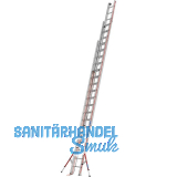 HYMER Alu Seilzugleiter 3 x 18 Sprossen Type 6261 L�nge=5,30/12,30 m