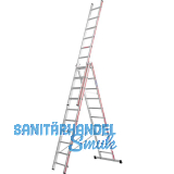 HYMER Alu-Allzweckleiter 3-teilig Type 4047 Sprossen=3 x 10