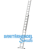 ALU-PRO Schiebeleiter Type 70046 Sprossen=2 x 12 L�nge=3,43/5,95 m