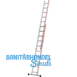 HYMER Alu-Schiebeleiter Type 4046 Sprossen=2x10 L�nge=2,91/4,87 m