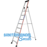 HYMER Alu-Stufen-Stehleiter mit Plattform Type 4026 Stufen 8 L�nge=2,60 m