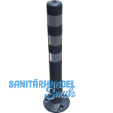 Absperrpfosten ASK 80/750 grau Kunststoff