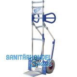 Profi-Stapelkarre mit Luftbereifung Tragkraft 300 kg Schaufel 245x220 mm