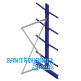 META Kragarm-Anbauregal doppelseitig H�he 2500 mm Tiefe 400 mm Last 220/1610 kg