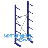META Kragarm-Grundregal einseitig H�he 3000 mm Tiefe 400 mm Last 220/1500 kg