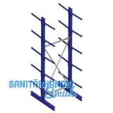 META Kragarm-Grundregal doppelseitig H�he 3000 mm Tiefe 500 mm Last 175/1200 kg