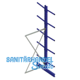 META Kragarm-Anbauregal doppelseitig H�he 3000 mm Tiefe 500 mm Last 175/1200 kg