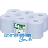 Papierhandtuch-Rolle blau 200 mm 2-lagig Packungsinhalt 6 Rollen