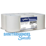 Putzpapier-Rolle wei� 200 mm 2-lagig Packungsinhalt 6 Rollen