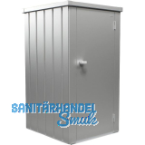 BIOHORT Terrassenschrank Julia L silber