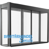 BIOHORT Gew�chshausaufsatz Florentina 2 x 0,5 dunkelgrau