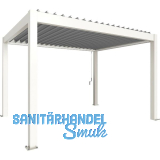 BIOHORT Pergola Gr. 4 x 3,5 wei�/silber