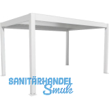 BIOHORT Pergola Gr. 4,5 x 3 wei�/silber