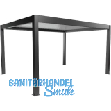 BIOHORT Pergola Gr. 4,5 x 3,5 dunkelgrau/wei�