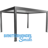 BIOHORT Pergola Gr. 4,5 x 3,5 quarzgrau/wei�