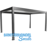 BIOHORT Pergola Gr. 5 x 3 quarzgrau/silber