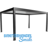 BIOHORT Pergola Gr. 5 x 3,5 dunkelgrau/wei�