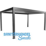 BIOHORT Pergola Gr. 5 x 3,5 quarzgrau