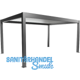 BIOHORT Pergola Gr. 5 x 3,5 quarzgrau/silber