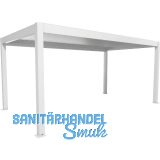 BIOHORT Pergola Gr. 5,5 x 3 wei�/silber