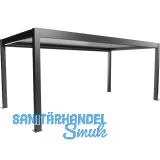 BIOHORT Pergola Gr. 6 x 3 dunkelgrau/wei�