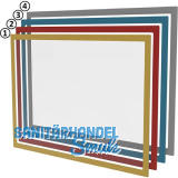 FATH Dokumentenfenster magnetisch DIN A3 rot 450 x 327mm