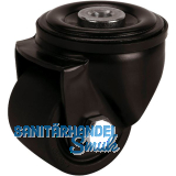 D�RNER + HELMER Lenkrolle Kunststoff Schwarz 50 mm 300 kg