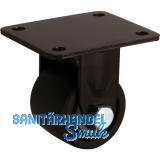 D�RNER + HELMER Bockrolle Kunststoff Schwarz 75 mm 600 kg