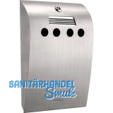 TKG Wandascher Wave Edelstahl