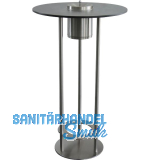 TKG Stehtisch Meeting Point graphit mit Ascher