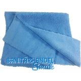 Microfasertuch Hochfloor mit nahtlosem Rand f�r Hochglanz 40 x 40 cm Farbe blau