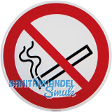 Verbotsschild Rauchen verboten Symbol rund 200 mm