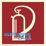 Hinweisschild Feuerl�scher Symbol 200 x 200 mm