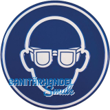 Gebotsschild Augenschutz rund 200 mm