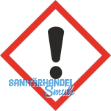 Gefahrensymbol Aufkleber Ausrufezeichen - 15 St�ck