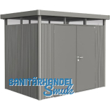 BIOHORT Ger�tehaus HighLine H2 quarzgrau-metallic Doppelt�r