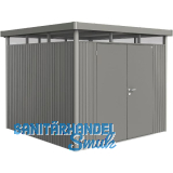 BIOHORT Ger�tehaus HighLine H4 quarzgrau-metallic Doppelt�r