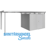 BIOHORT Seitendach HighLine H3 silber-metallic