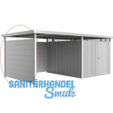 BIOHORT Seitendach-Seitenwand HighLine H5 silber-metallic
