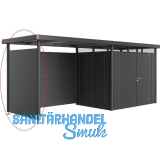 BIOHORT Seitendach-Seitenwand HighLine H2 dunkelgrau-metallic