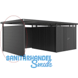 BIOHORT Seitendach-Seitenwand HighLine H5 dunkelgrau-metallic