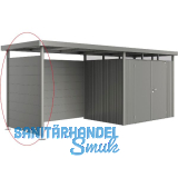 BIOHORT Seitendach-Seitenwand HighLine H2 quarzgrau-metallic