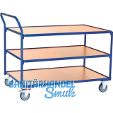 FETRA Tischwagen 3 Etagen 1200 x 800 mm Tragkraft 300 kg