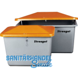 Streugutbeh�lter ohne Entnahme ohne Staplertasche 1100 Liter grau/orange
