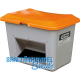 Streugutbeh�lter Plus3 mit Entnahme ohne Staplertasche 200 Liter grau/orange