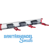 BRUNS Alu-Ger�tehalterschiene mit 3 Haltern L�nge 500 mm