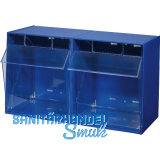 ALLIT Klappsch�tten-Magazin Gr. 2 blau 600 x 310 x 350 mm