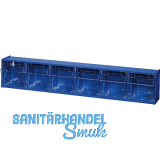 ALLIT Klappsch�tten-Magazin Gr. 6 blau 600 x 95 x 115 mm