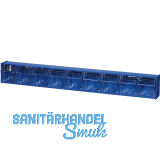 ALLIT Klappsch�tten-Magazin Gr. 9 blau 600 x 65 x 77 mm